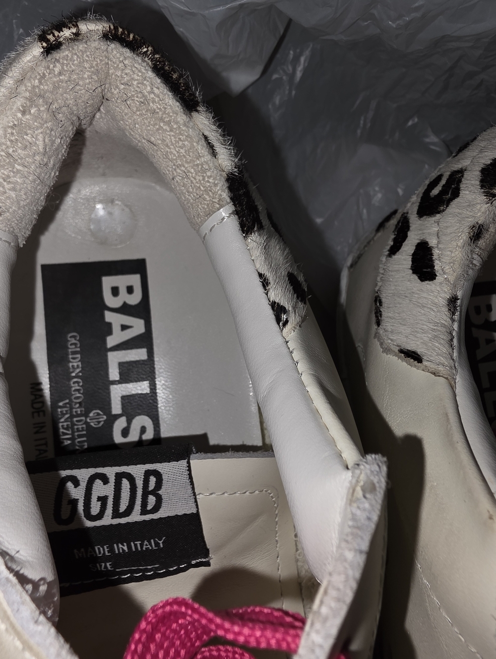 Golden Goose SLIDE Super-Star sneaker LEOPARD SIZE(38/8?)Deluxe Brand Superstars - Picture 13 of 15
